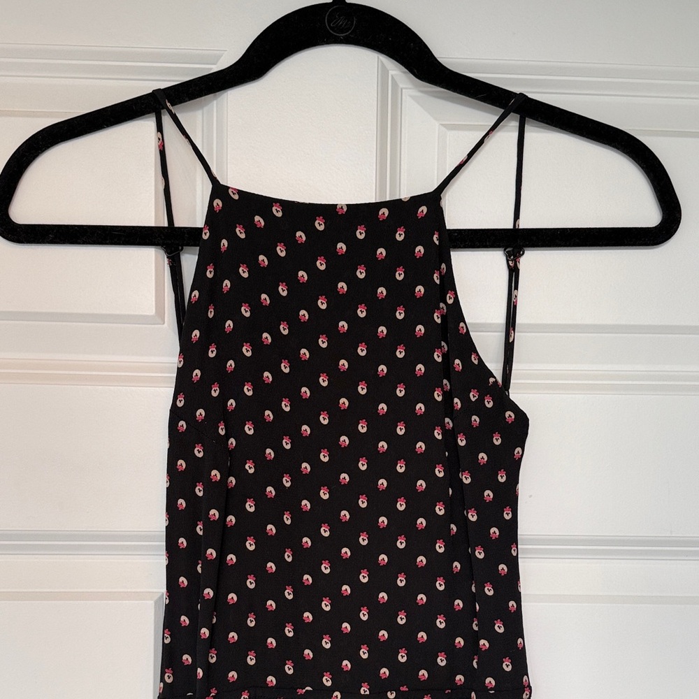 Reformation open back spaghetti strap dress